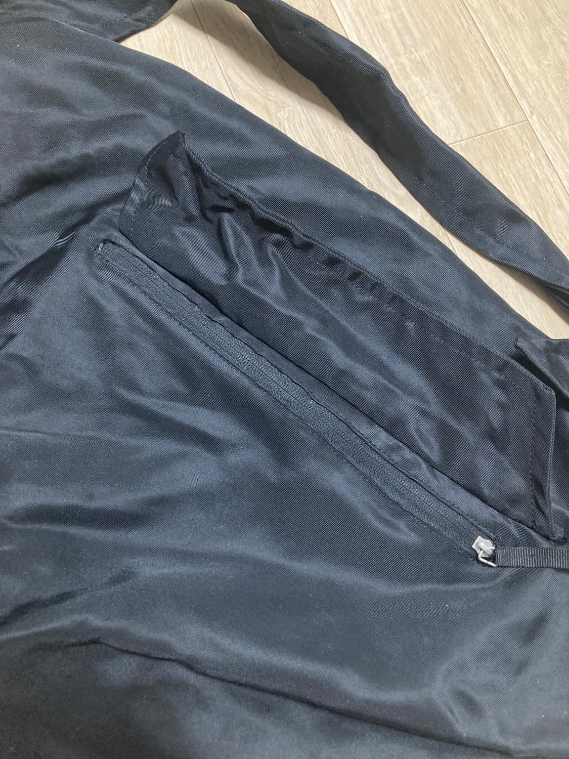 나일론 보부상백 검정 토트백 크로스백 상품이미지3