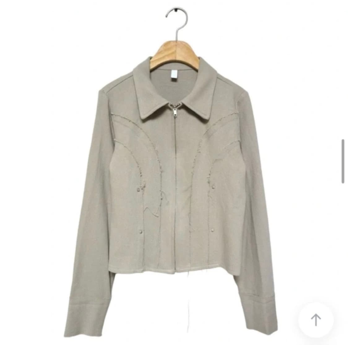 모래하우스 아웃솔 러프 집업 Free 베이지 (폴라티 같이 구매 가능) 상품이미지2