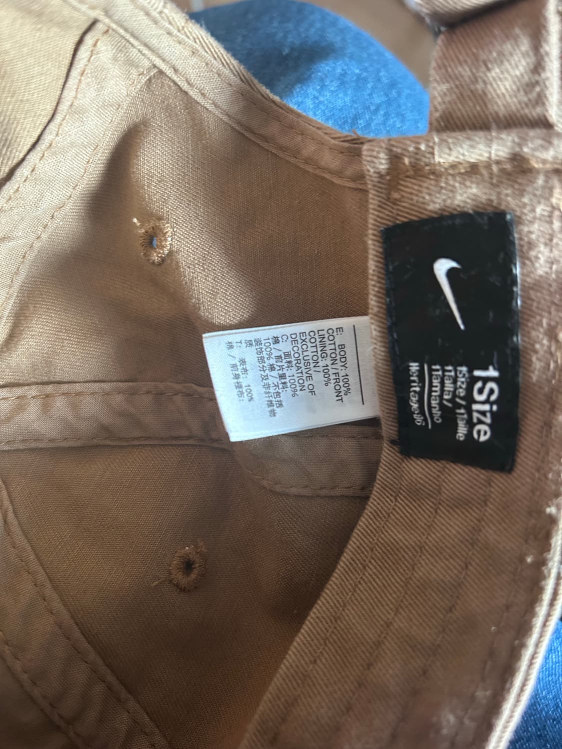 나이키 헤리티지 86 퓨추라 워시드 캡 다크 드리프트우드 상품이미지3