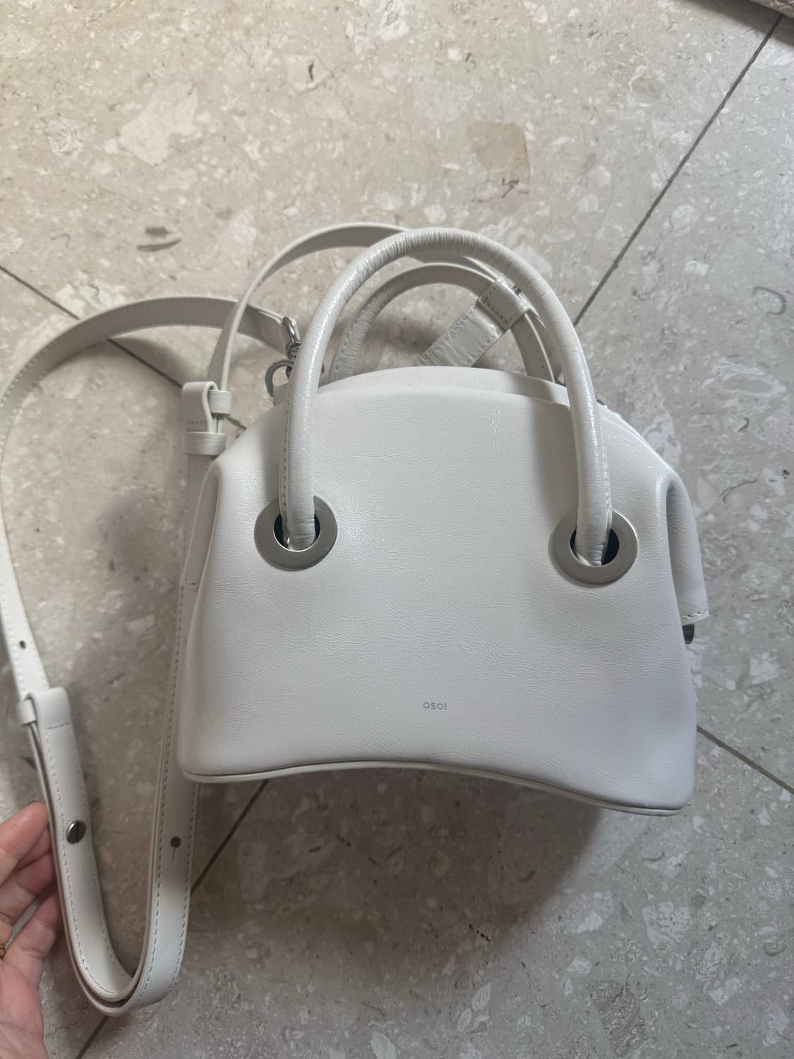 오소이 미니써클백 아이보리 상품이미지1