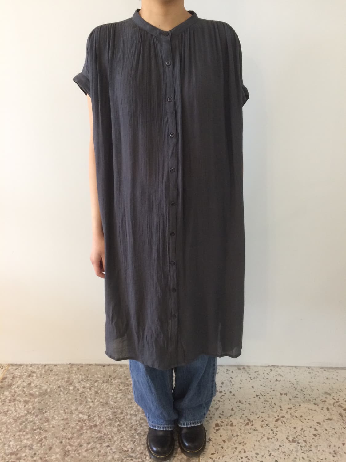 먹색 내추럴 원피스 상품이미지1