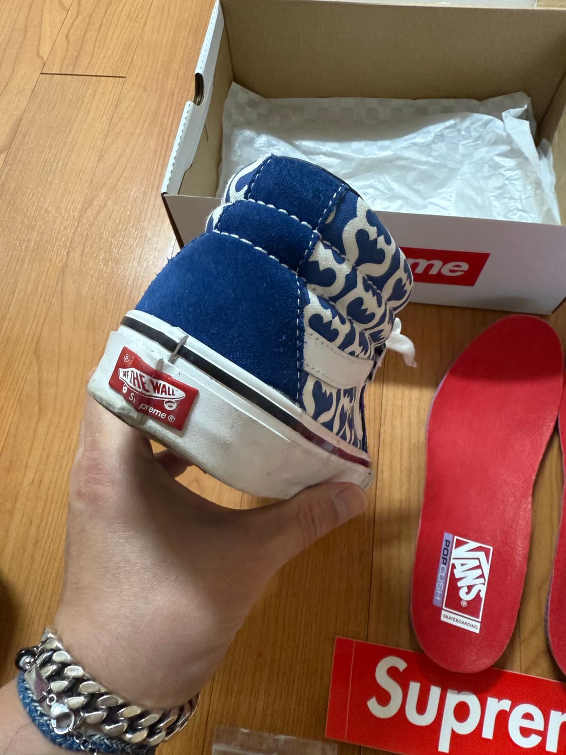 슈프림 21SS x 반스 스케이트 그로소 미드 모노그램 상품이미지6