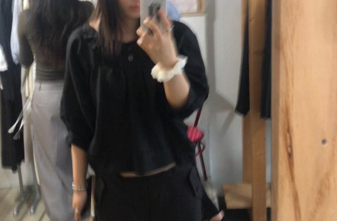 꼼데가르송 트리콧  AD2010 ruffle detail blouse 상품이미지5