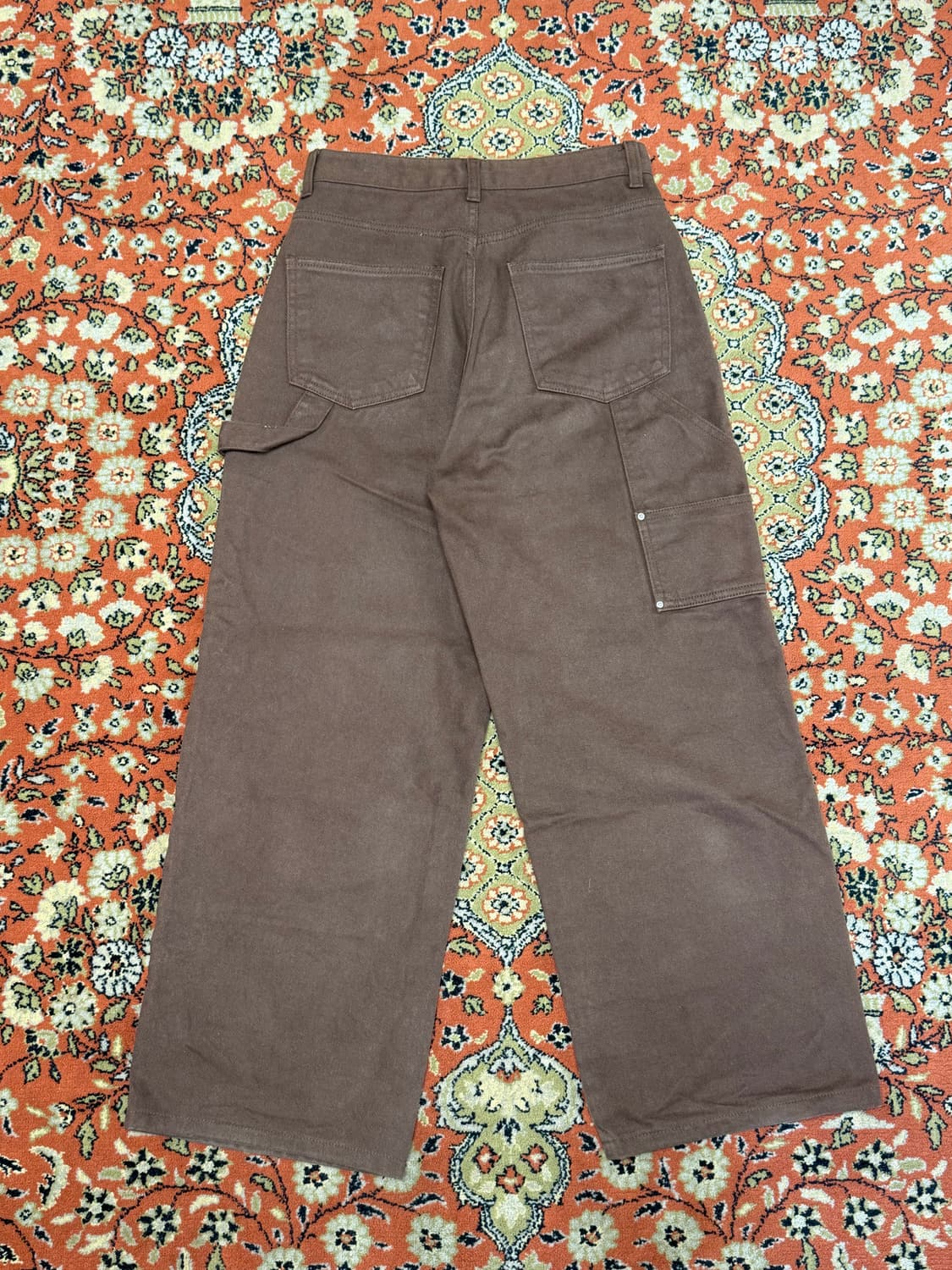 스타일랩 브라운 더블니 카펜터팬츠 S (27) 상품이미지2