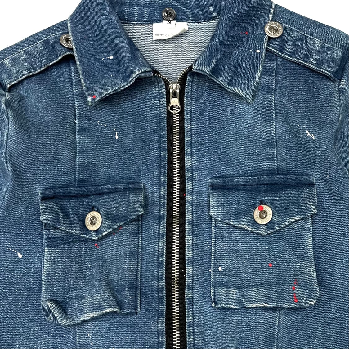 Distressed Vintage Rugged shirt jacket  상품이미지3