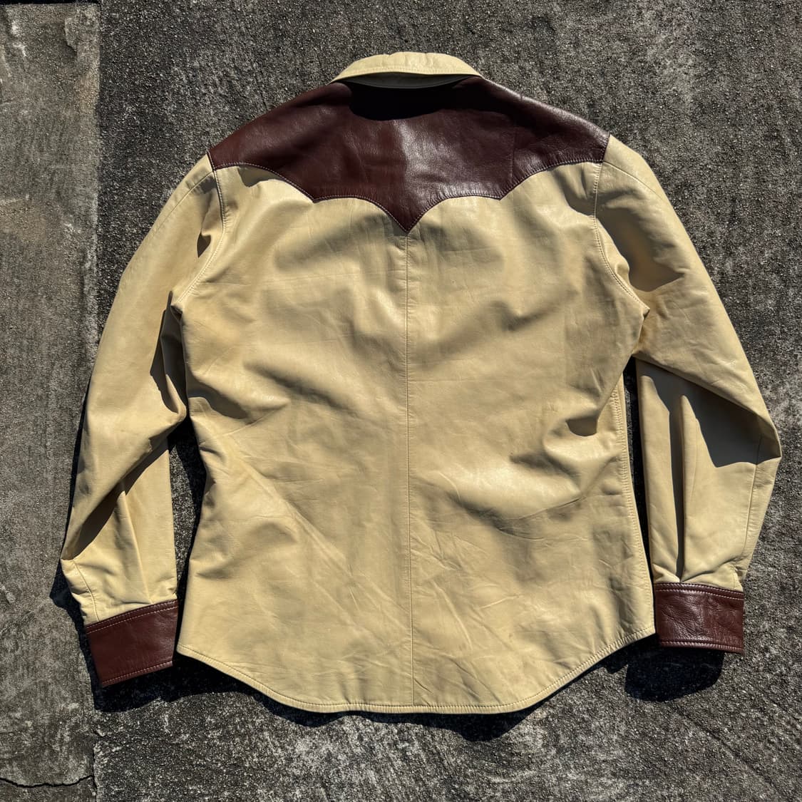 [L] Freedom japn 빈티지 양가죽 웨스턴 셔츠 상품이미지2