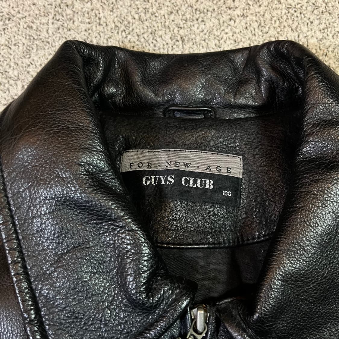 Vintage GUYS CLUB 소가죽 자켓 상품이미지5