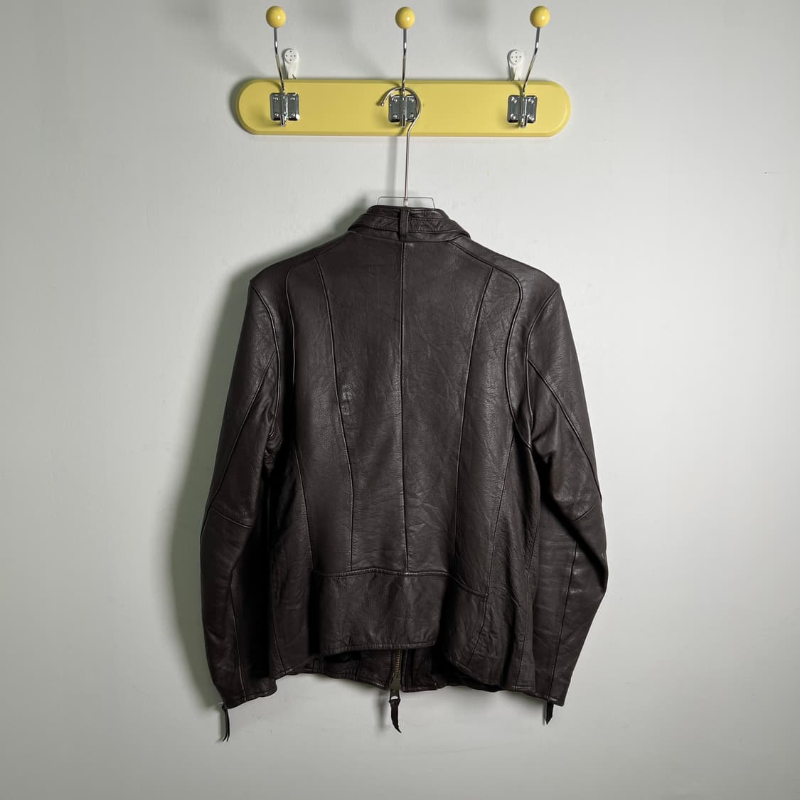 JPN VTG 빈티지 브라운 라이더 가죽 자켓 M 상품이미지2