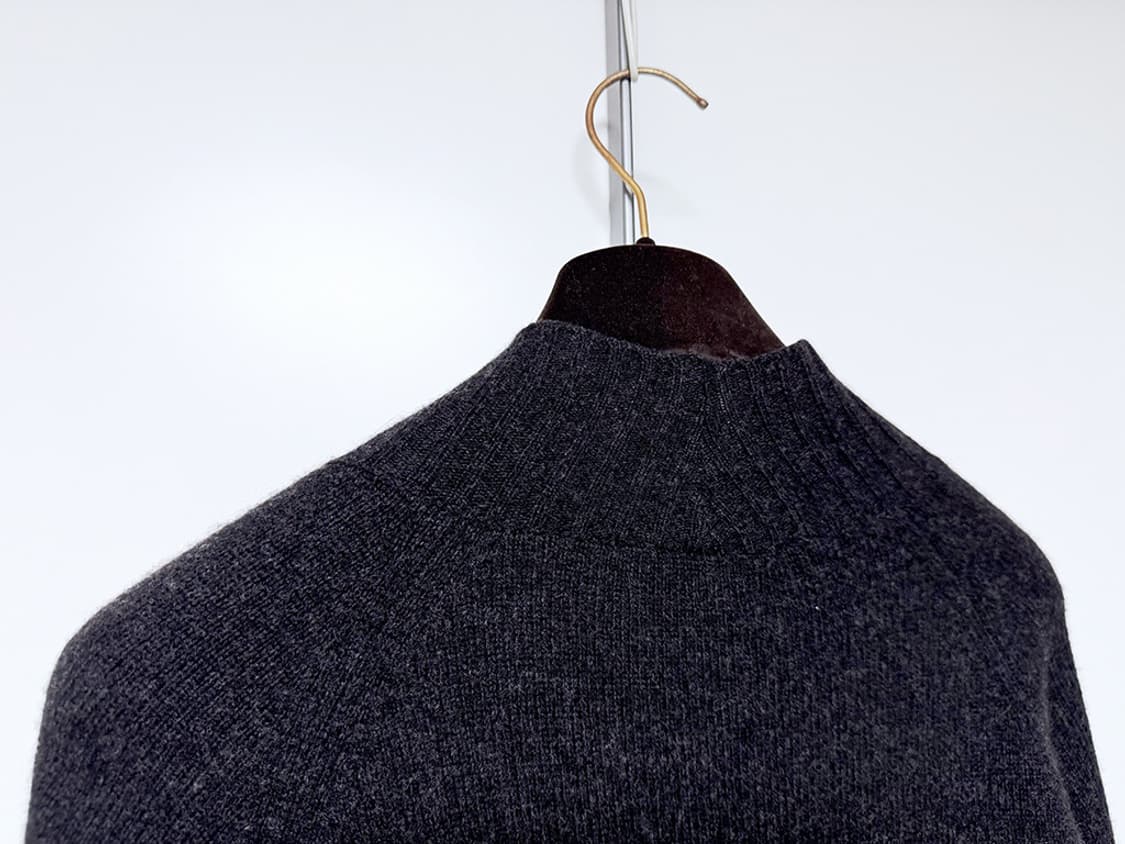 HERMES(에르메스) / 야크울 모크넥 집업 스웨터 상품이미지6