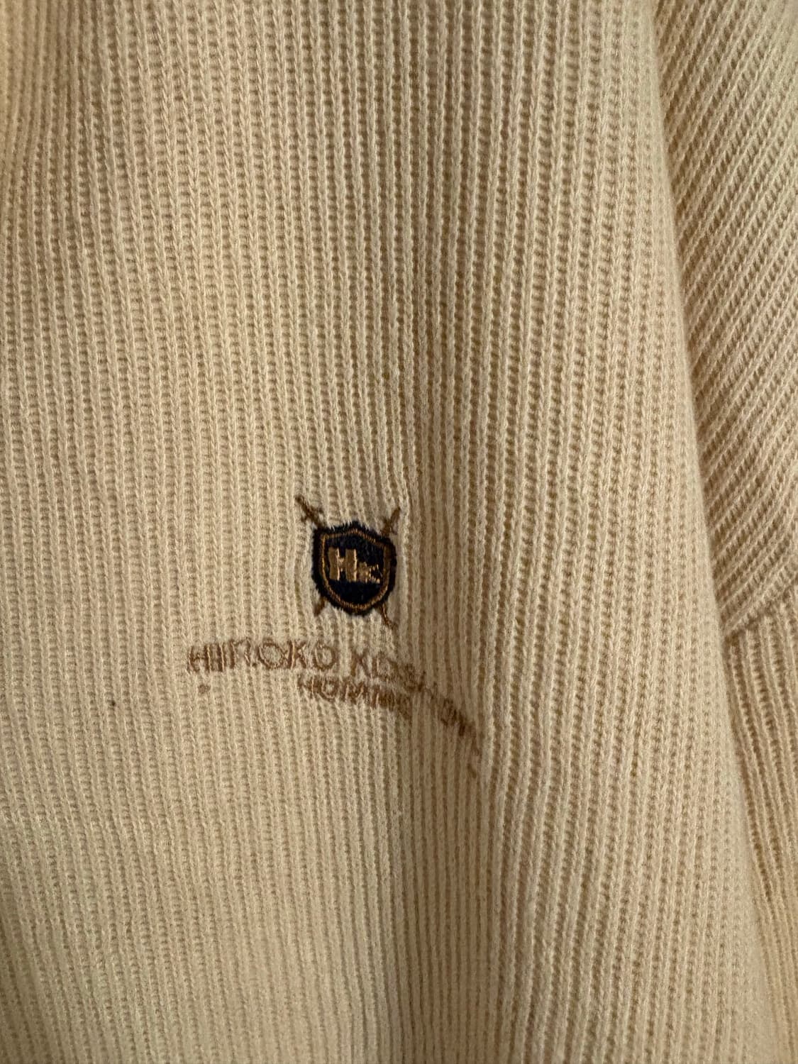 HIROKO KOSHINO HOMME 코듀로이 하프집업 니트 (Vinta 상품이미지3