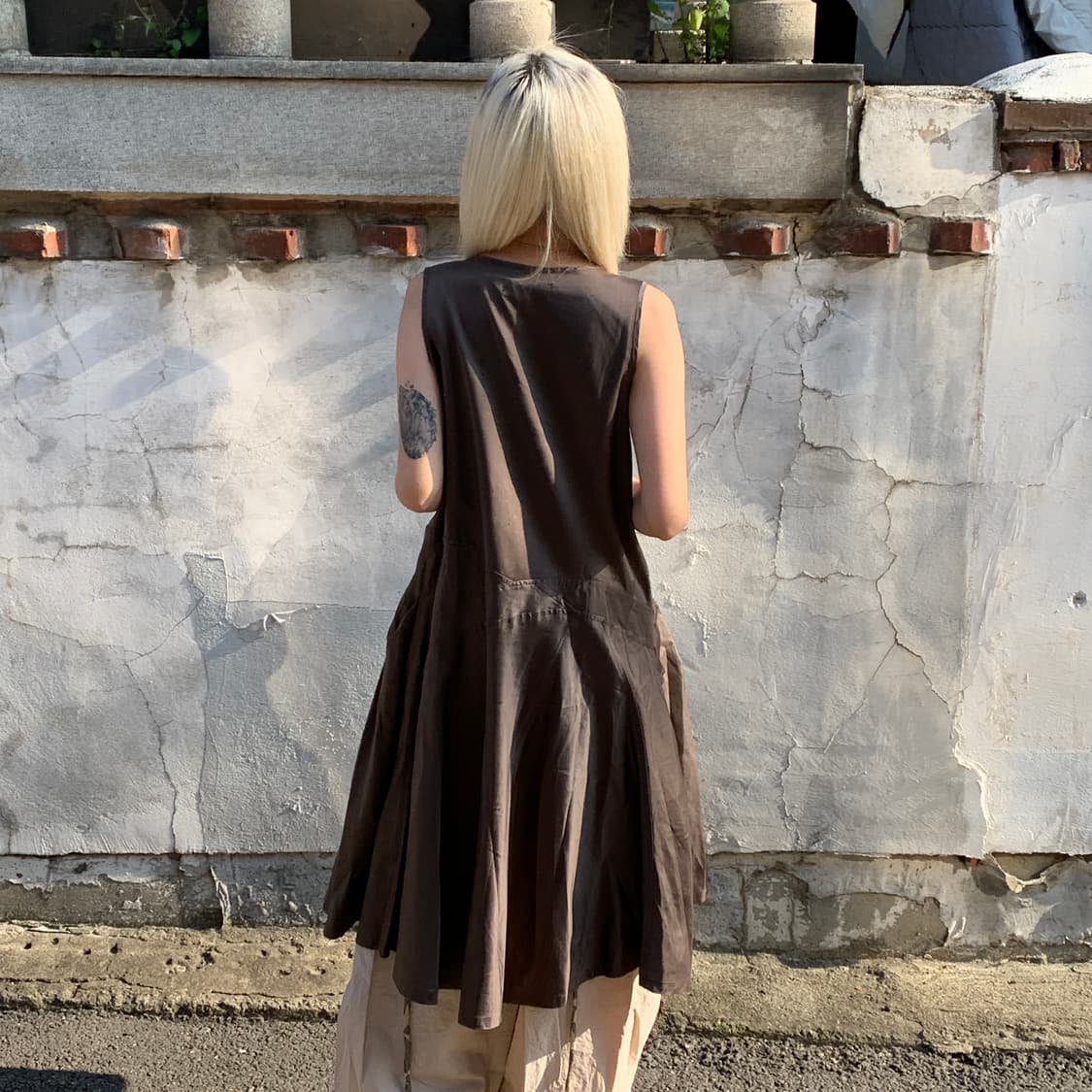 꼼데가르송 트리콧 레이어드 도트 원피스 상품이미지6