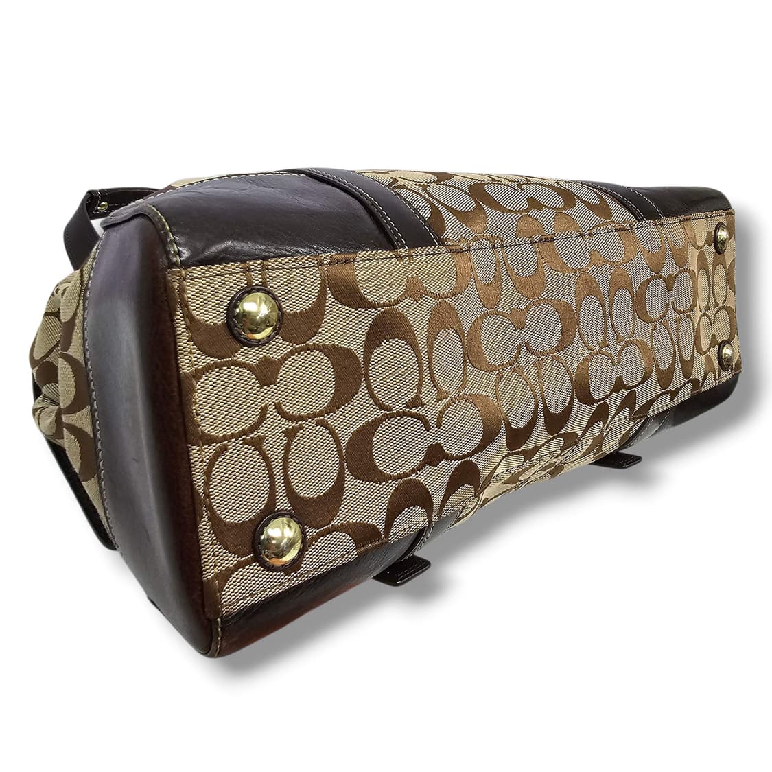 Coach 코치 시그니처 햄튼 플랩 사첼백 상품이미지6