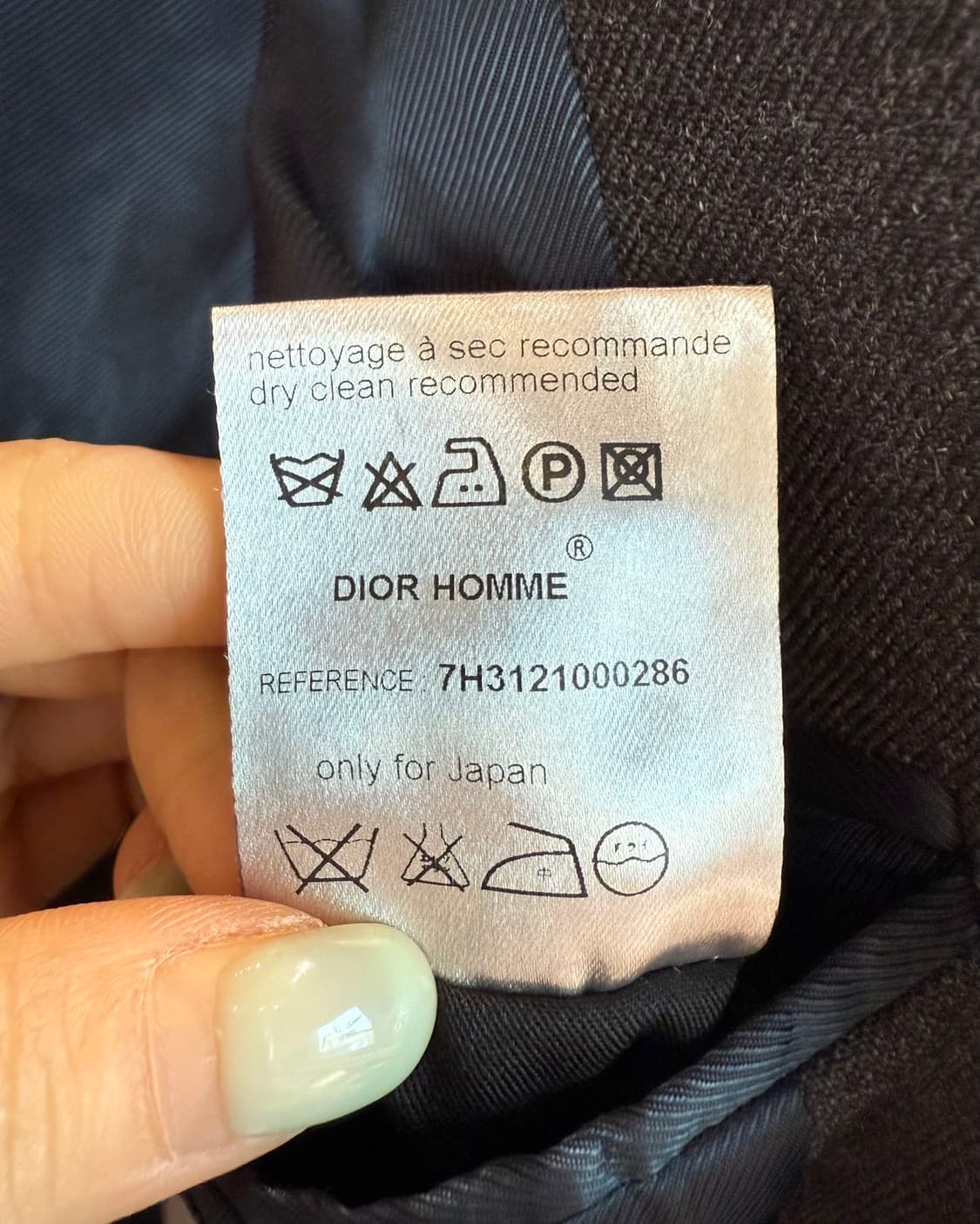 디올 옴므 차콜 지퍼 블레이저 자켓 상품이미지10