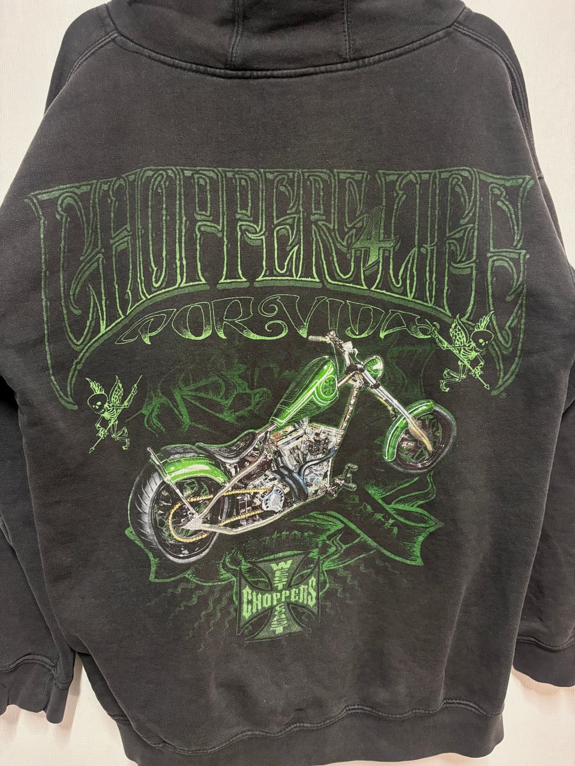 [L] 90's West Coast Choppers 후드 집업 상품이미지4