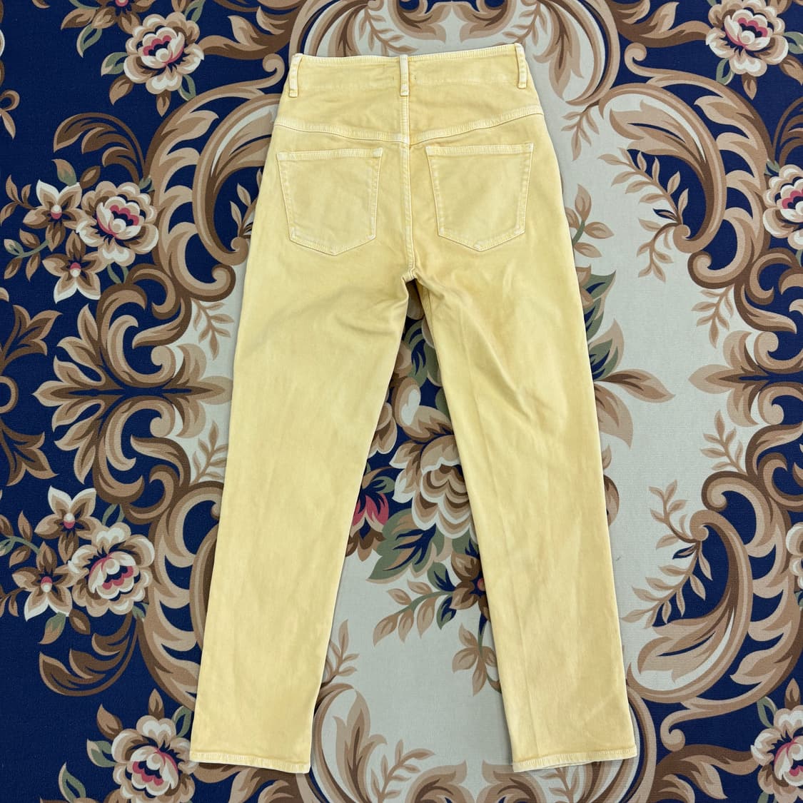 (26)이자벨마랑 ISABEL MARANT 워싱 데님 팬츠(옐로우) 상품이미지6