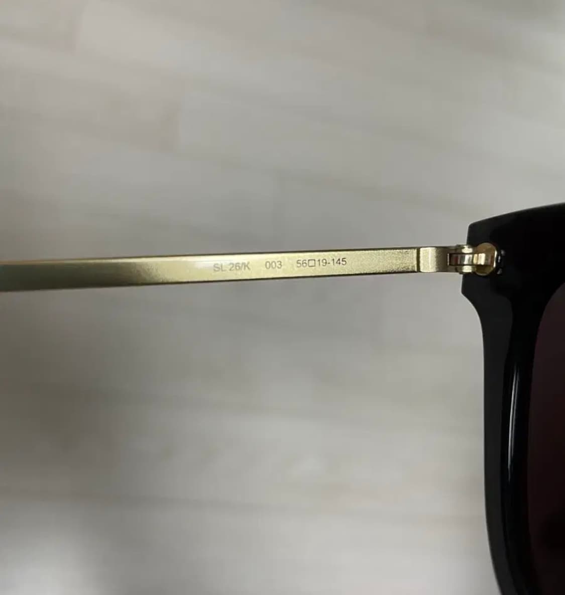 Saint Laurent SL/26K 선글라스 블랙 / 금테 / 정품 / 상품이미지9