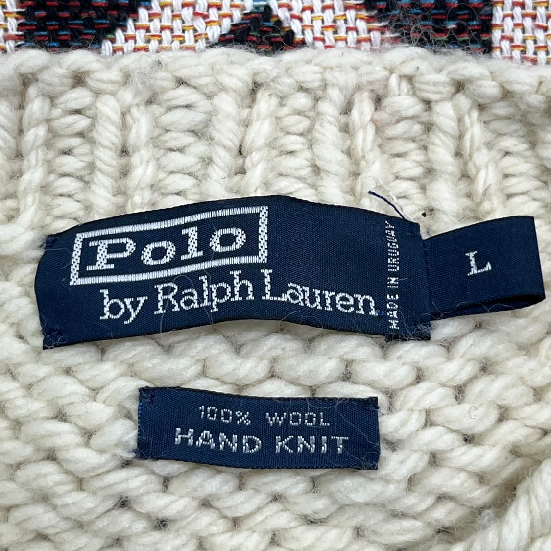 [POLO] 폴로랄프로렌 우루과이 핸드니트 울 아란 니트스웨터 상품이미지6