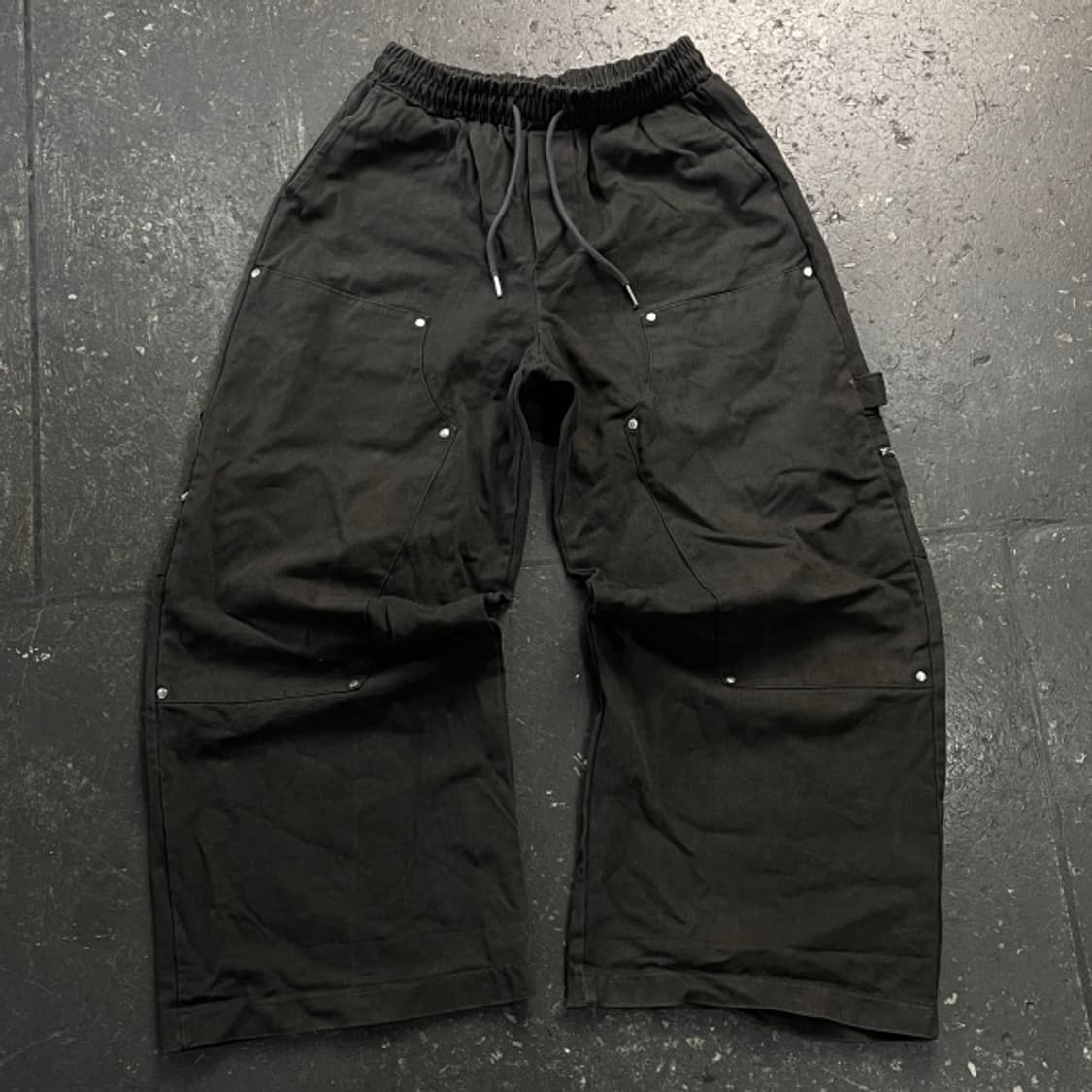 빈티지 더블니 와이드 팬츠 상품이미지1