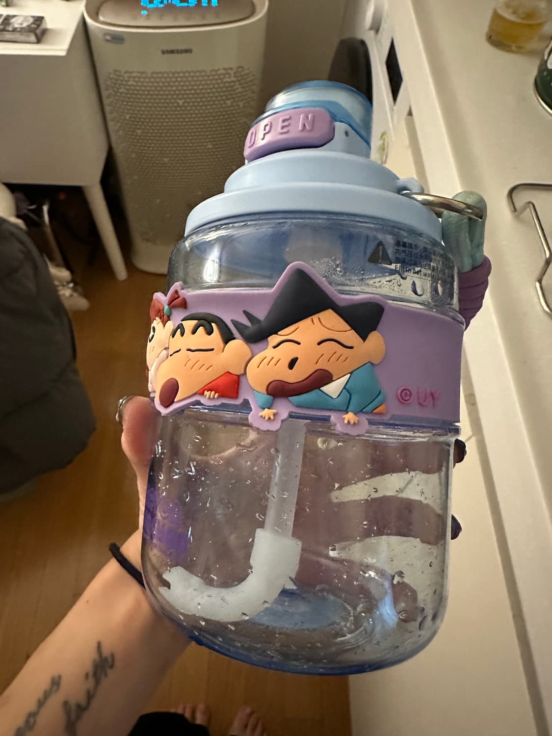 짱구 캐릭터 물통 900ml 상품이미지2