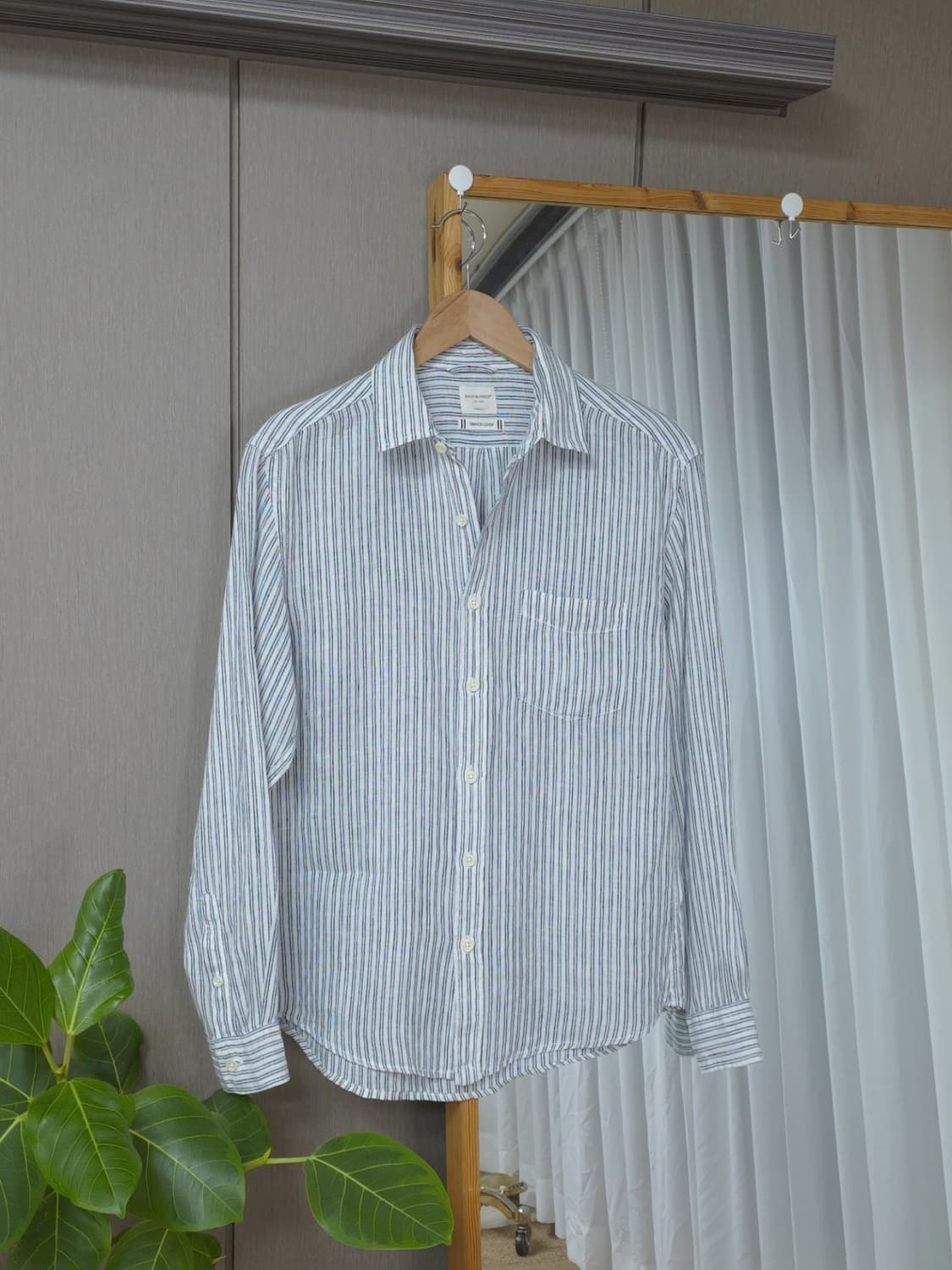 BACK NUMBER 린넨100셔츠 상품이미지5