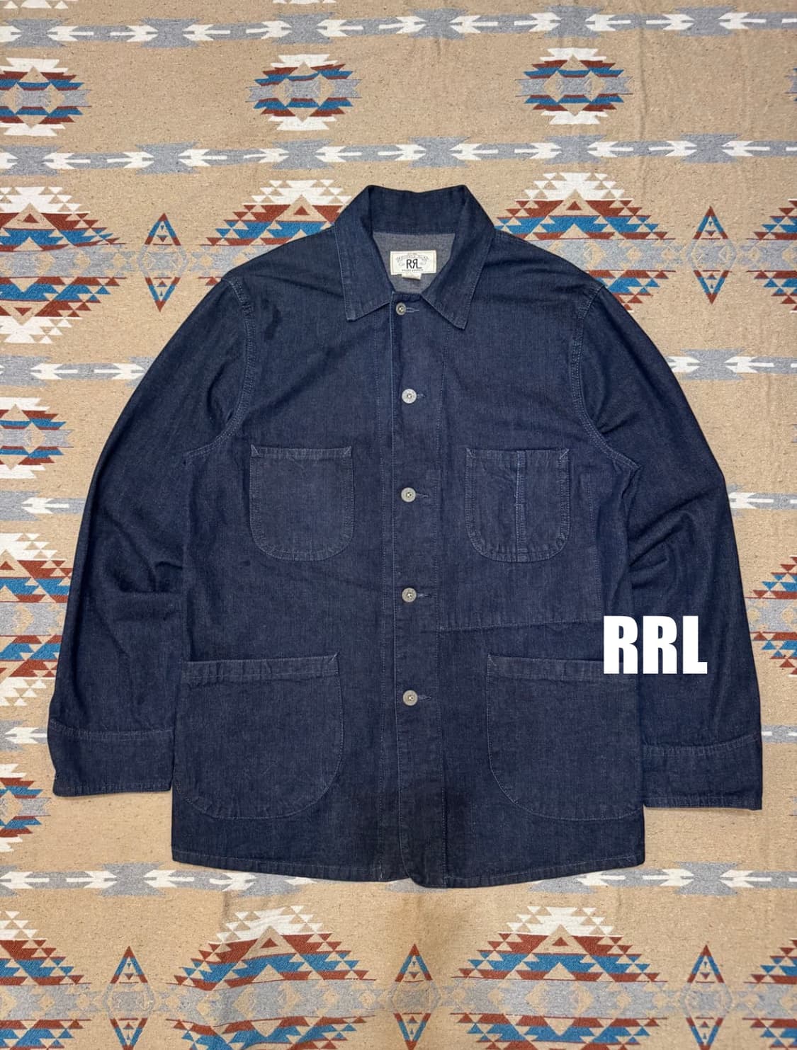 [M][100] 더블알엘 RRL 데님 커버올 데님 자켓 상품이미지1