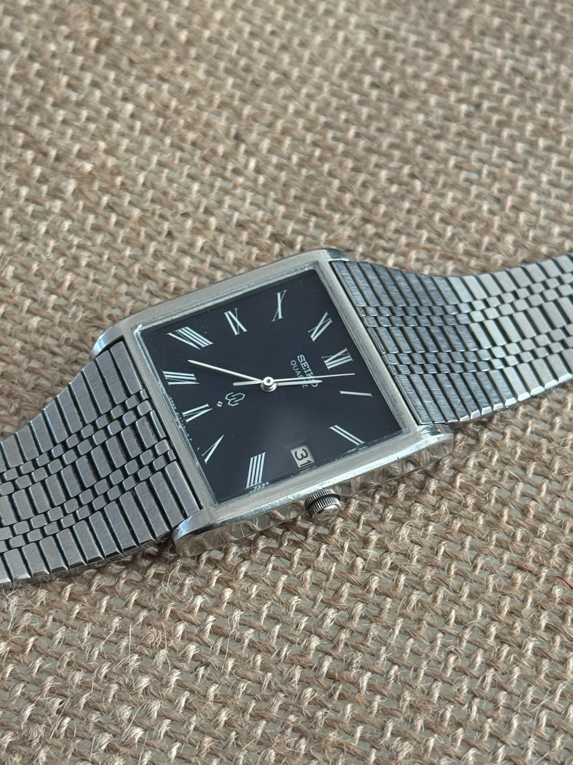 1970s 희귀 빈티지 세이코 로마인덱스 쿼츠 상품이미지2