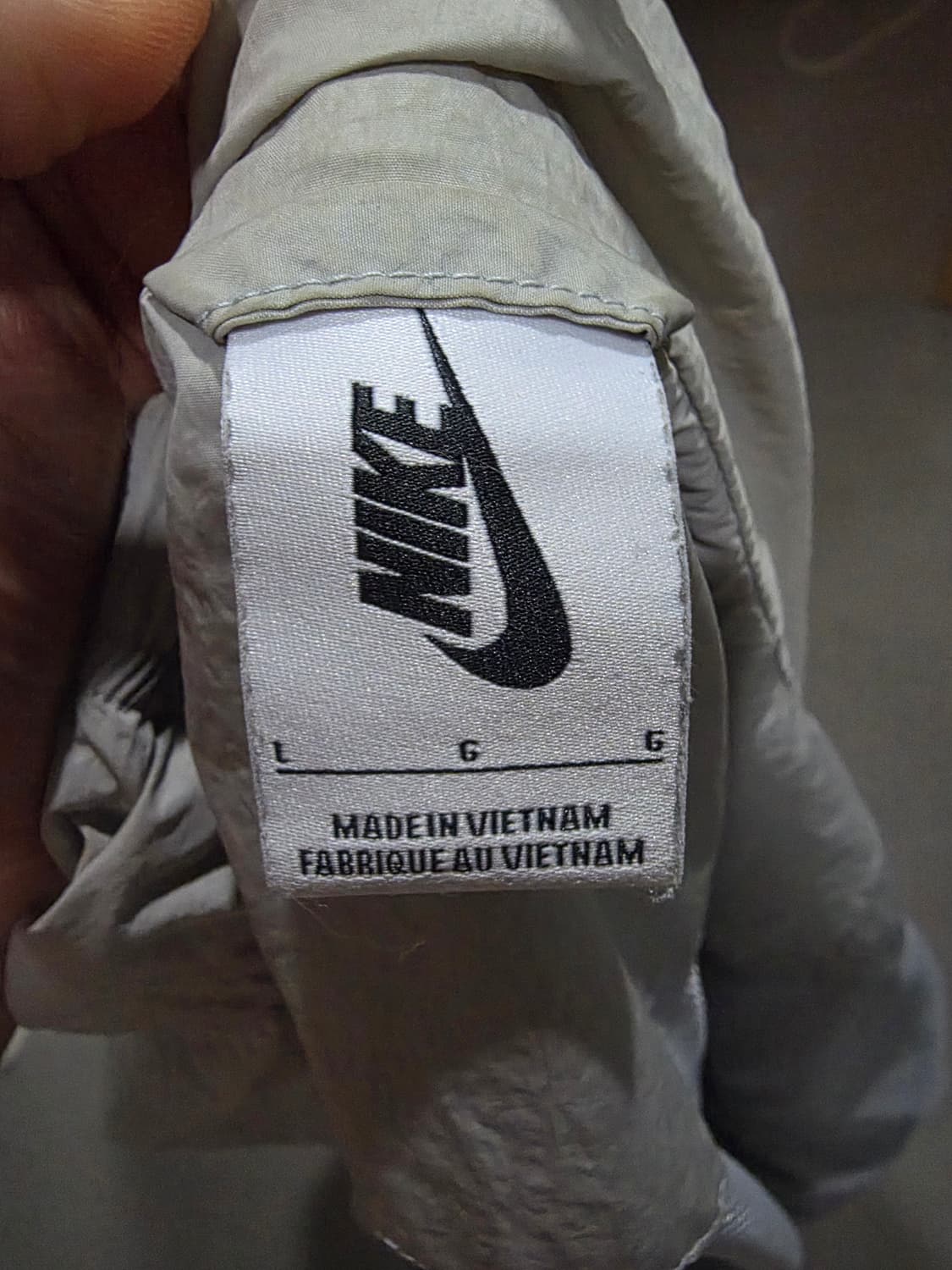 나이키 솔로스우시 nrg 트랙자켓 그레이 L 상품이미지2