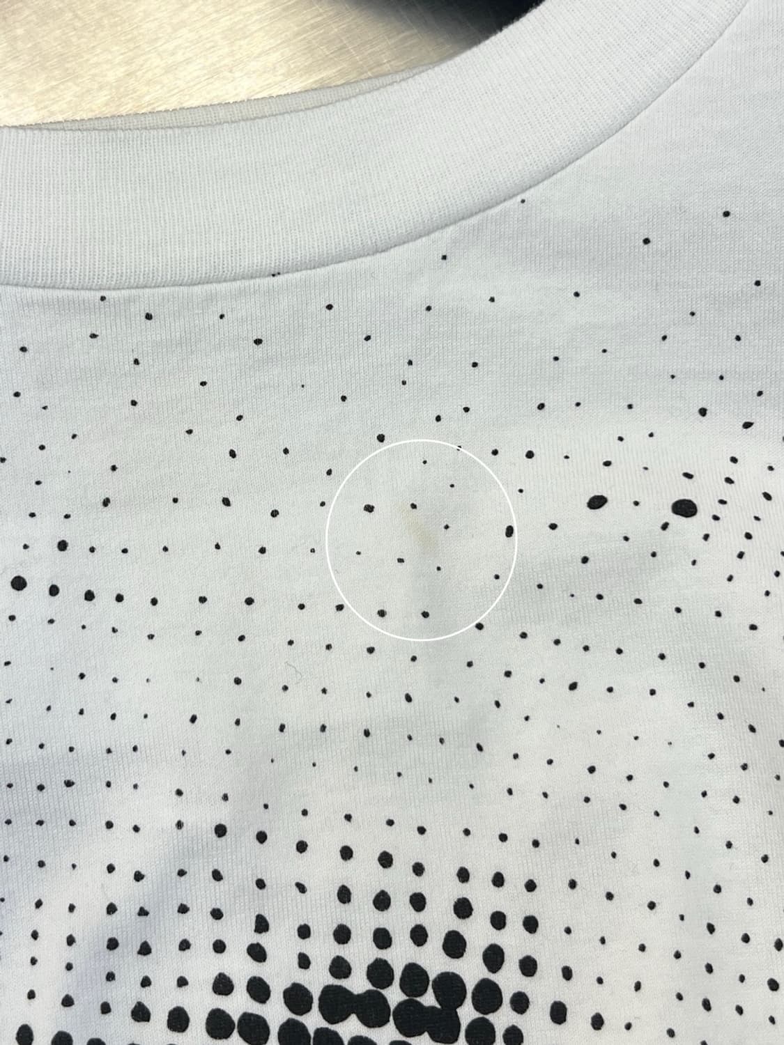 메종 마르지엘라 17SS 도트 그래픽 반팔 티셔츠 상품이미지10