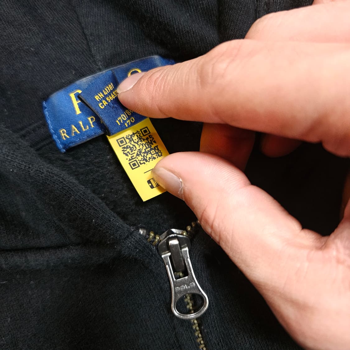 폴로랄프로렌 레드 포니 자수 기모 후드집업  상품이미지5