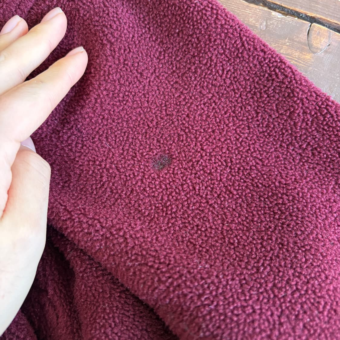 90s L.L.bean 90년대 생산 엘엘빈 플리스 스냅티 후드 티 상품이미지8