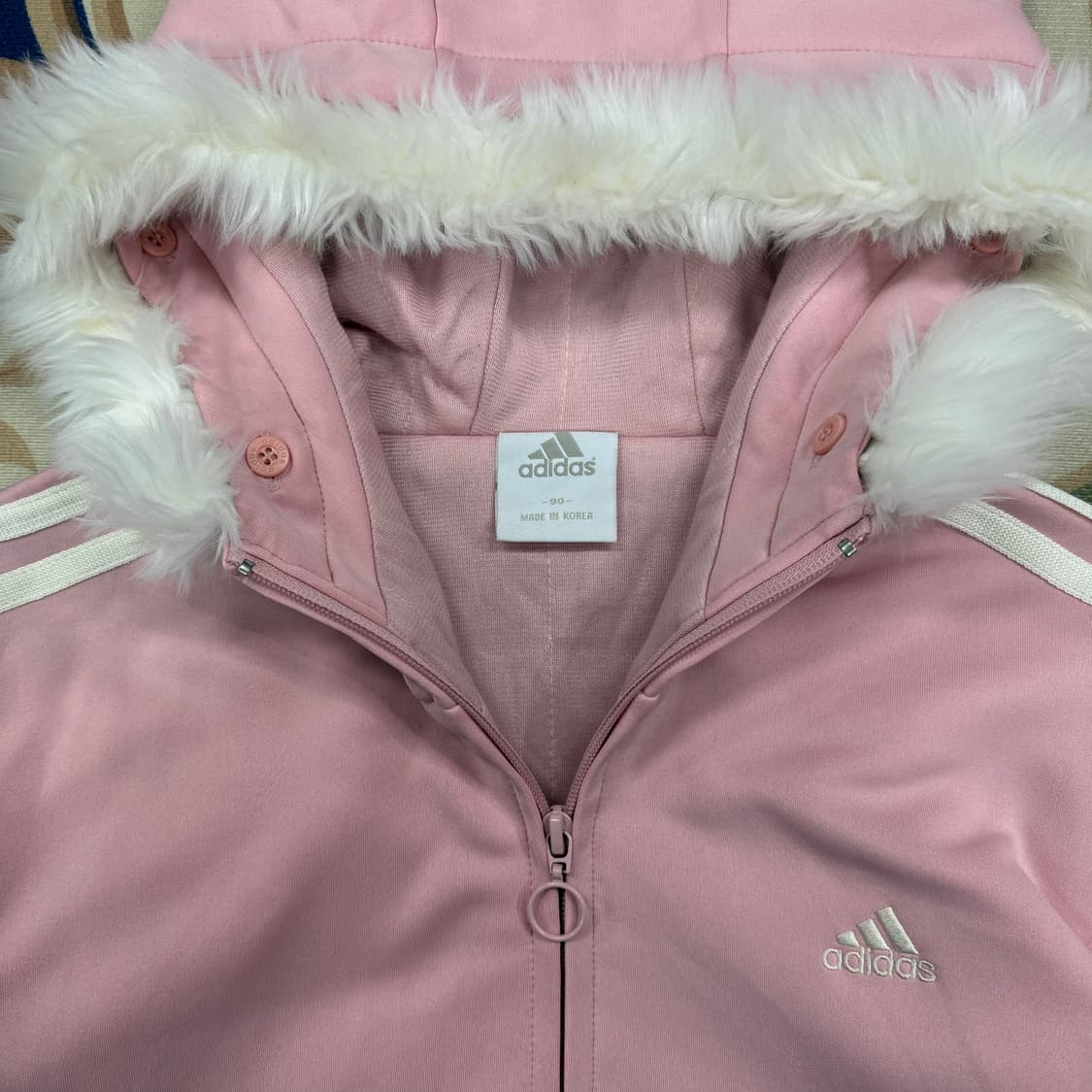 (우먼즈S)아디다스 Adidas 딸기우유 트랙탑 져지(핑크) 상품이미지2