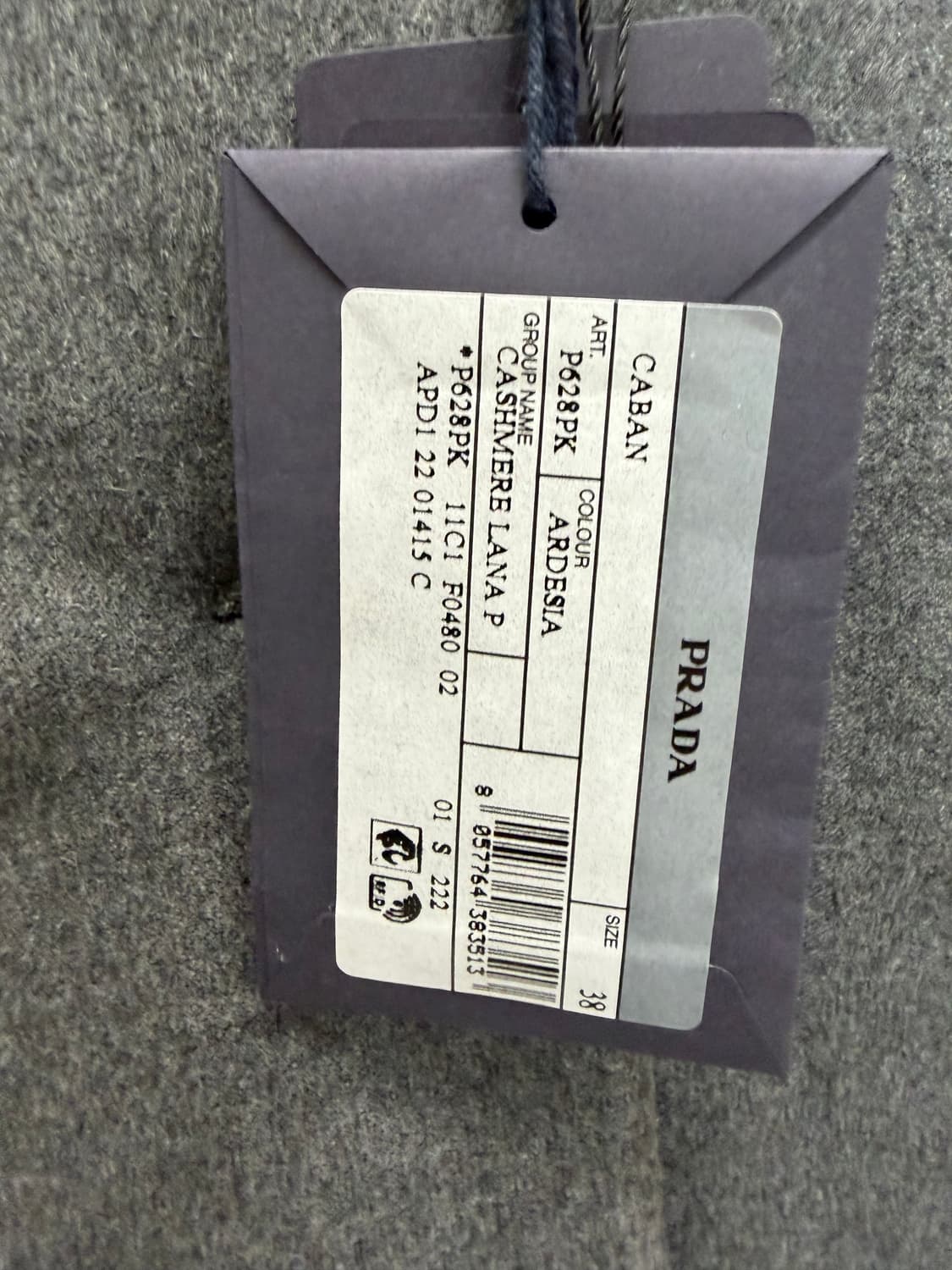 프라다 벨티드 캐시미어 싱글 패딩 자켓 (44~55 ) 상품이미지7