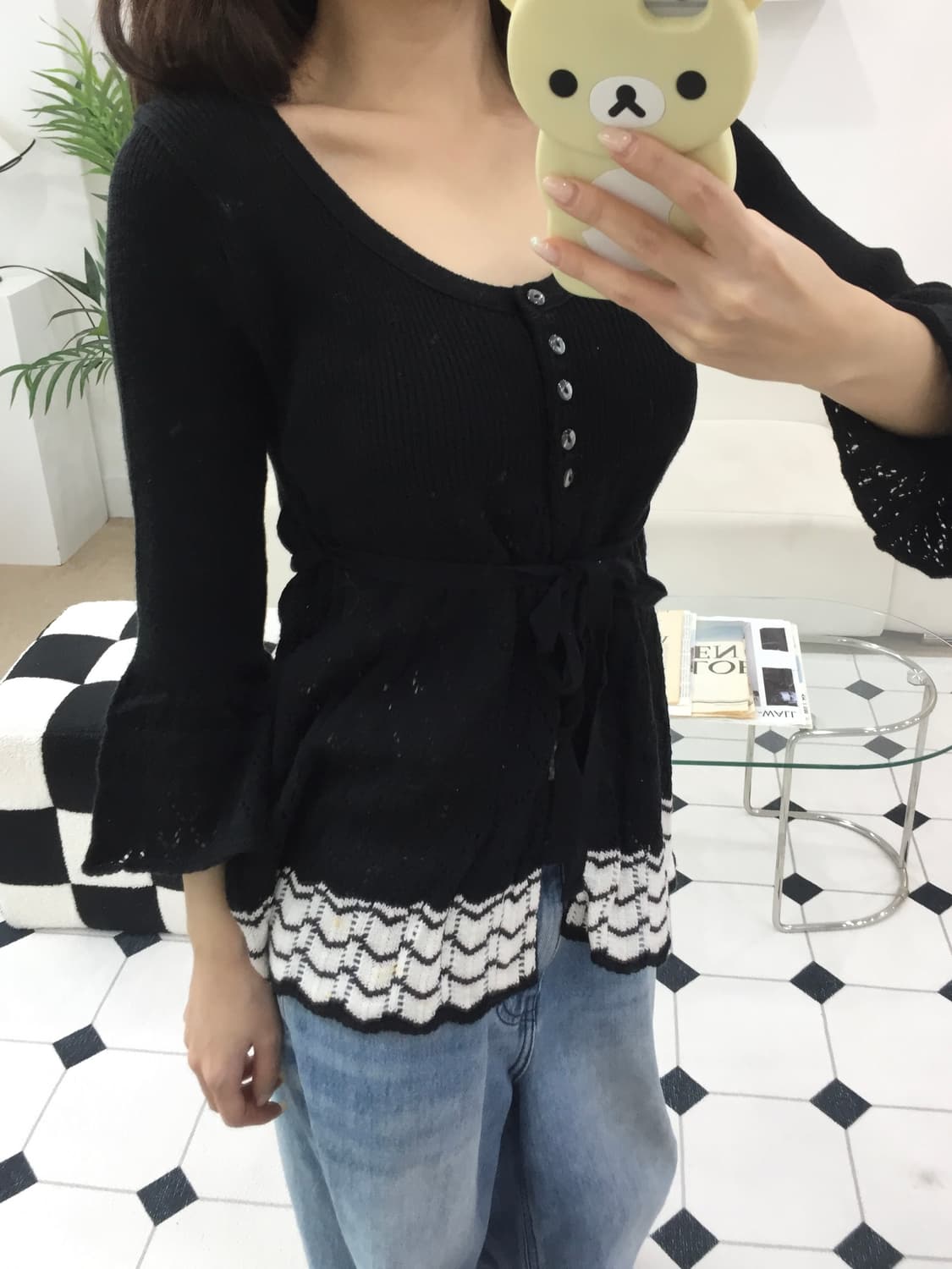 리본 가디건 상품이미지5