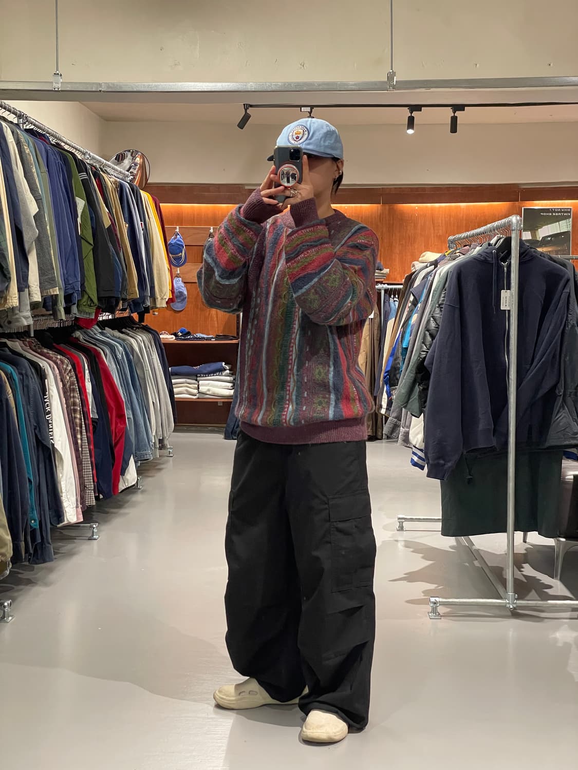 90's 빈티지 울 케이블 니트 상품이미지6