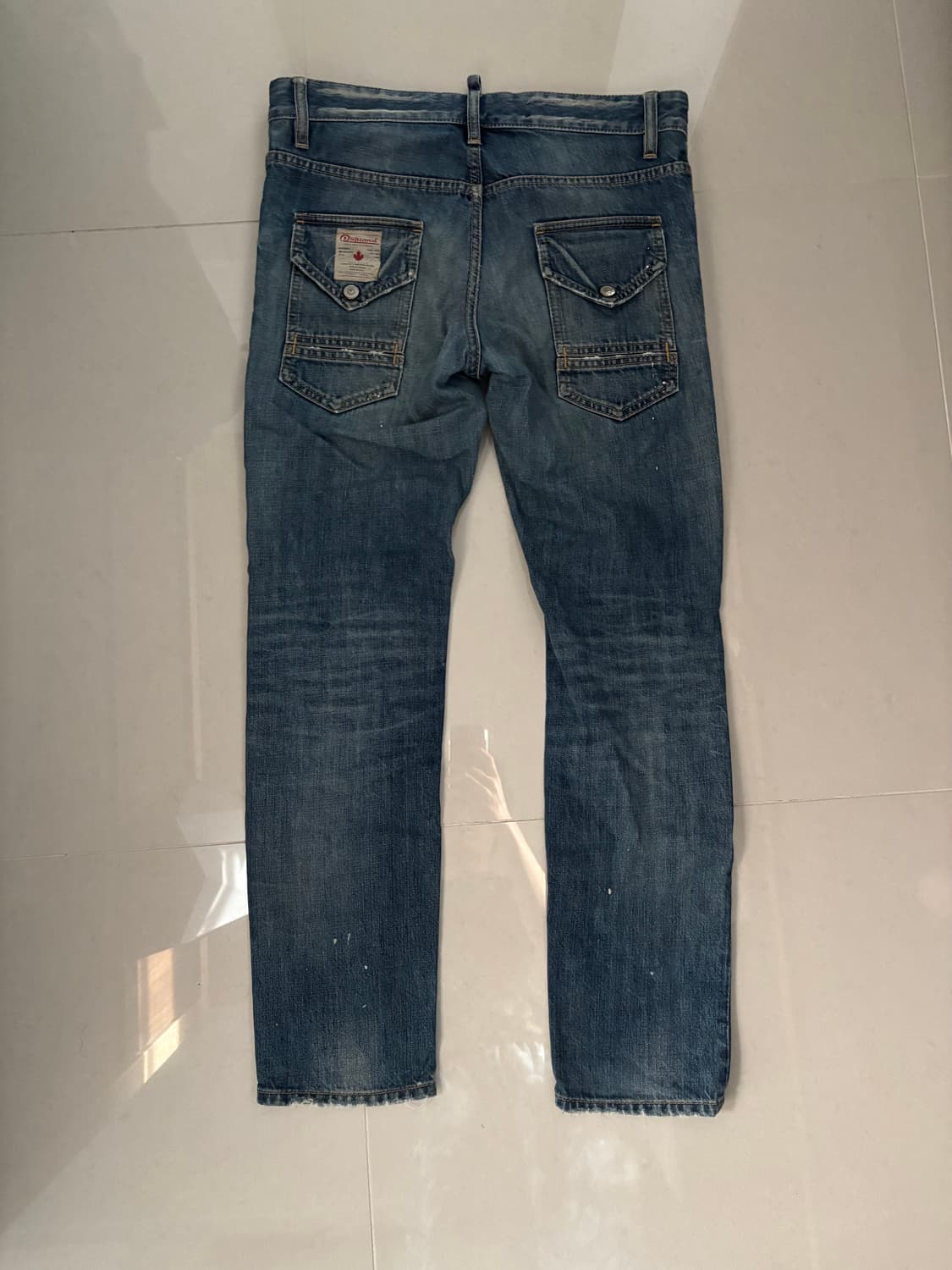 디스퀘어드2 디스트로이드 페인트 데님 청바지 상품이미지2