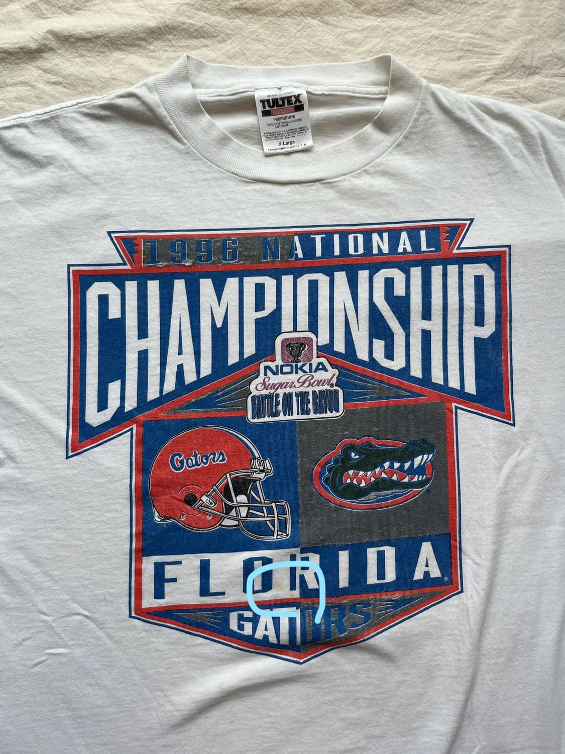 1996 플로리다 게이터스 풋볼 기념 티셔츠 상품이미지3