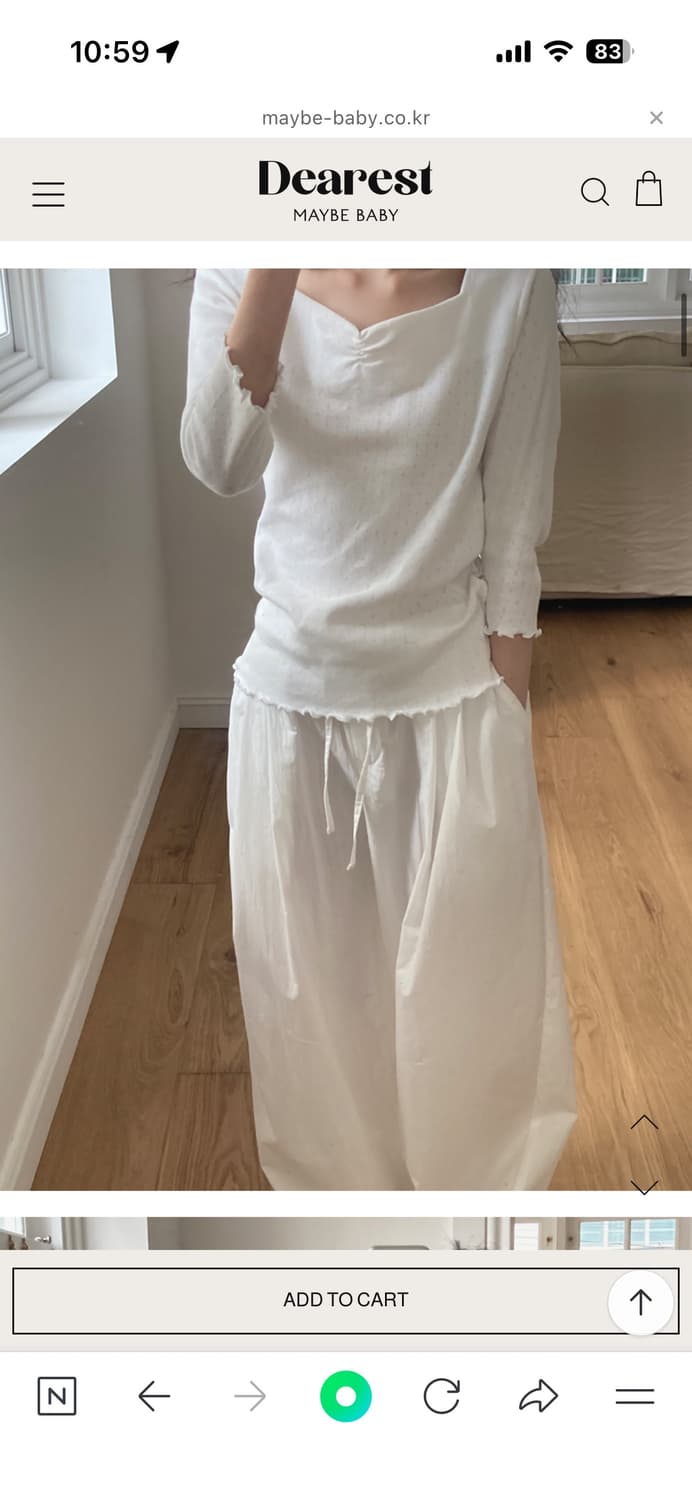 메이비베이비 디어리스트 티셔츠 상품이미지6