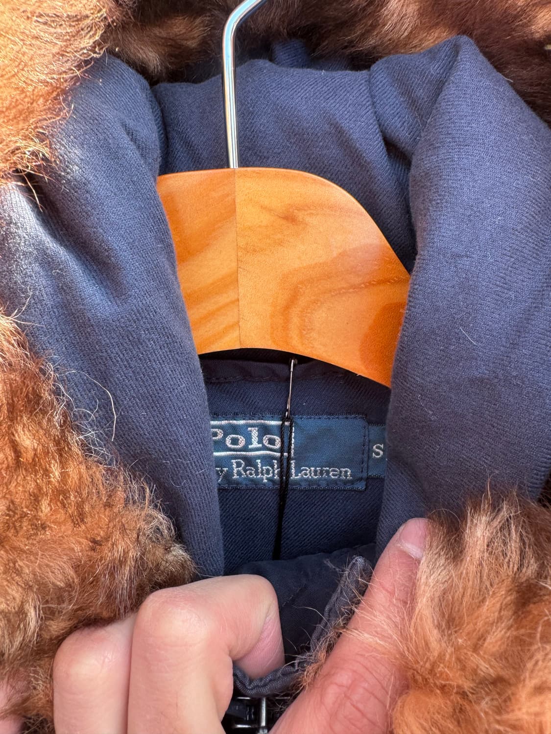 00's 폴로랄프로렌 퍼 트리밍 헤비 다운 파카 B 35 상품이미지7