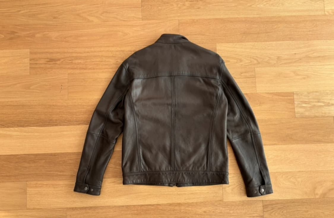 Massimo Dutti 마시모두띠 남성 브라운 양가죽 자켓 M 상품이미지2