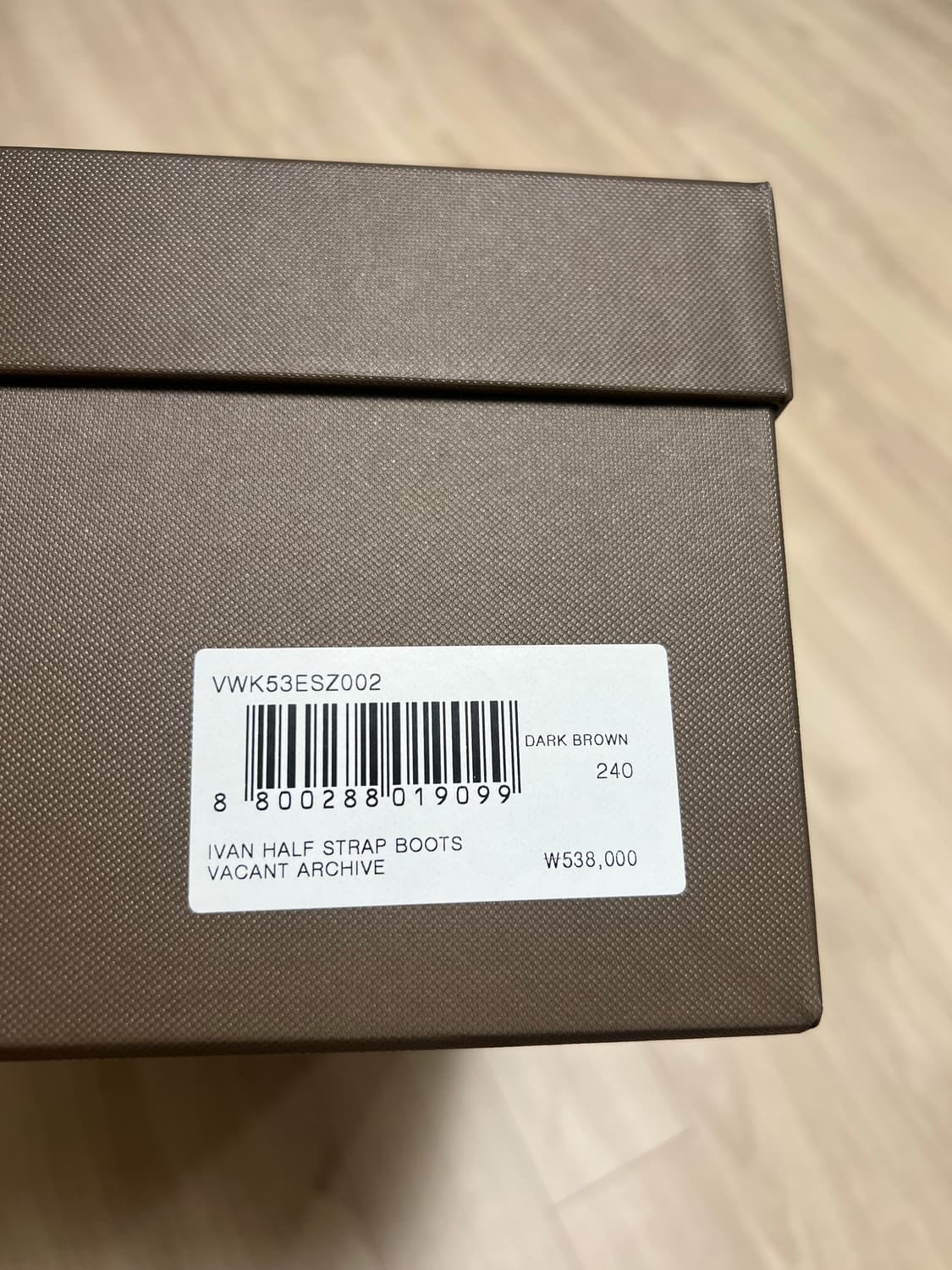 베이컨트 아카이브 / IVAN HALF STRAP BOOTS / 240 상품이미지7