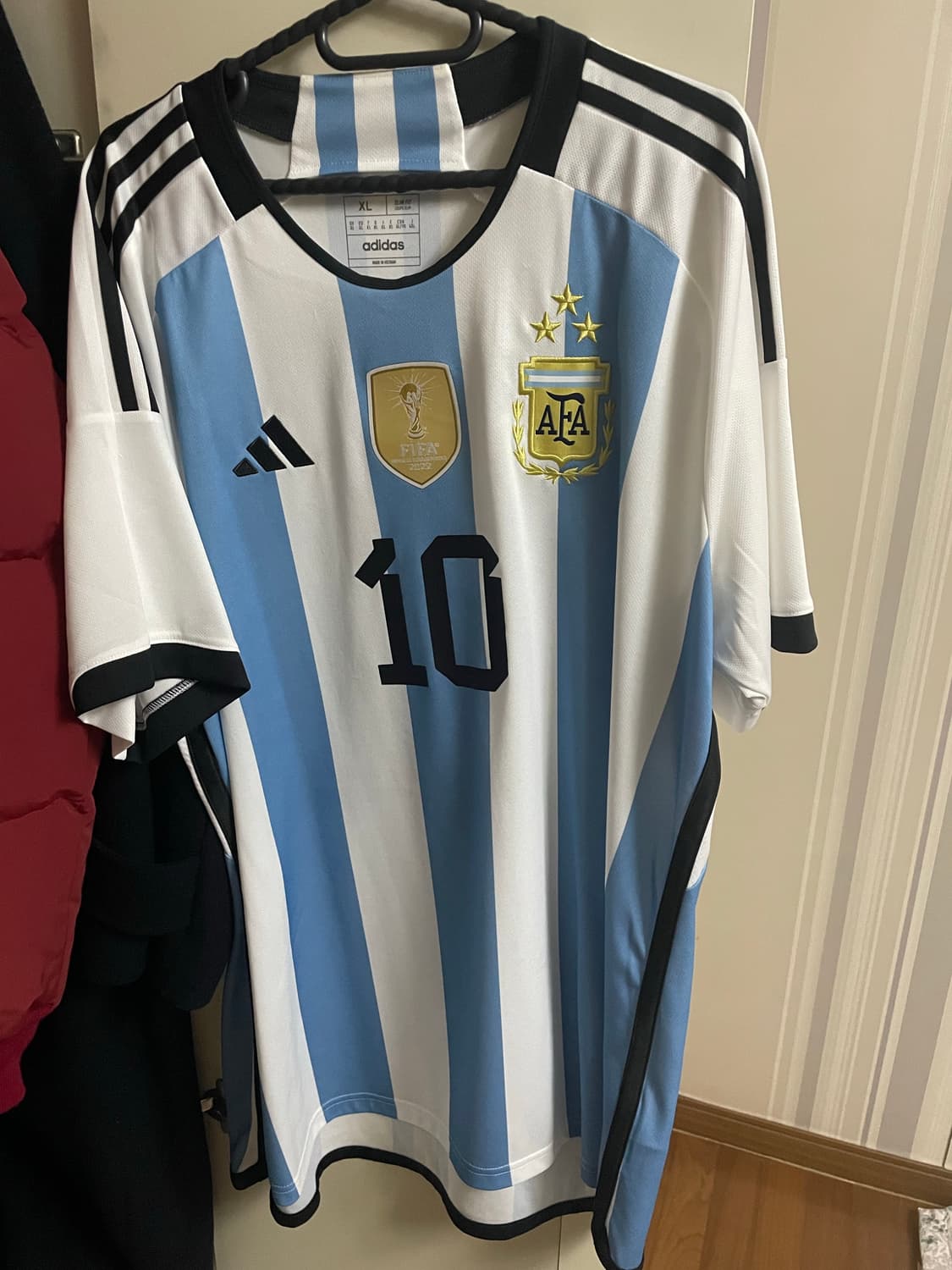 아디다스 아르헨티나 2022 홈 저지 XL 메시 상품이미지2