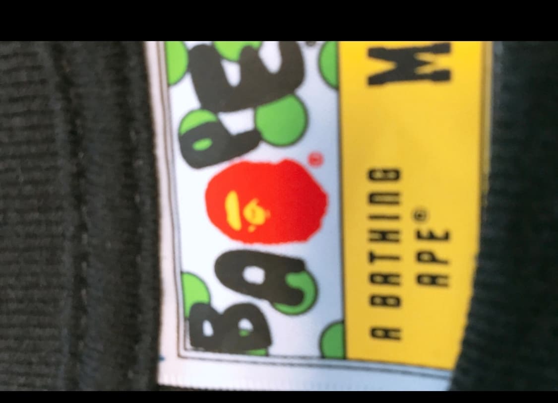 19SS Bape Manhunt Target Tee 베이프 맨헌트 블랙 상품이미지3