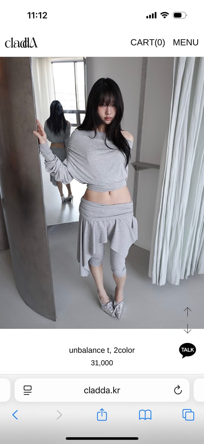 클라따 unbalance t (black) 상품이미지3