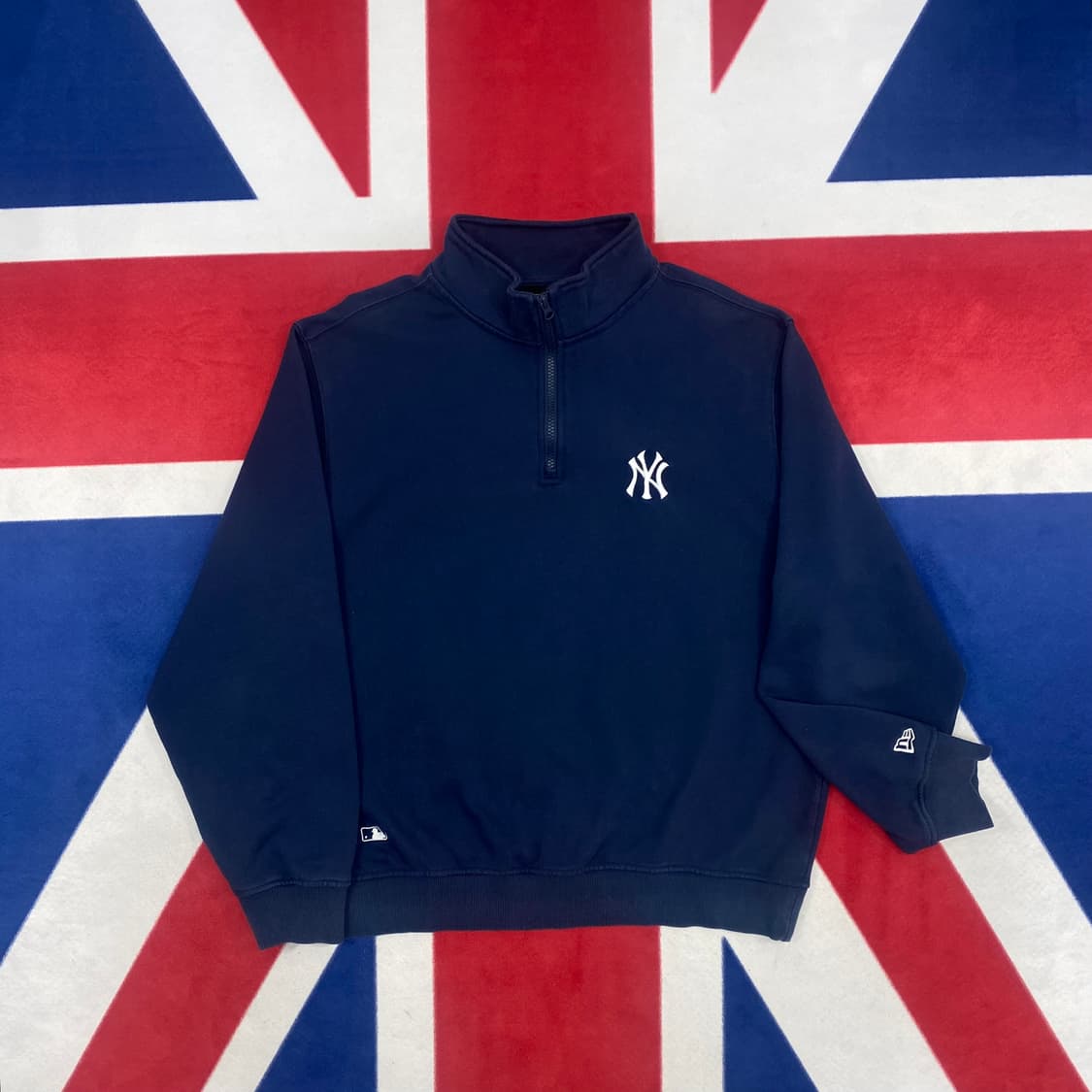 뉴에라 뉴욕양키즈 반집업 맨투맨 105 상품이미지1