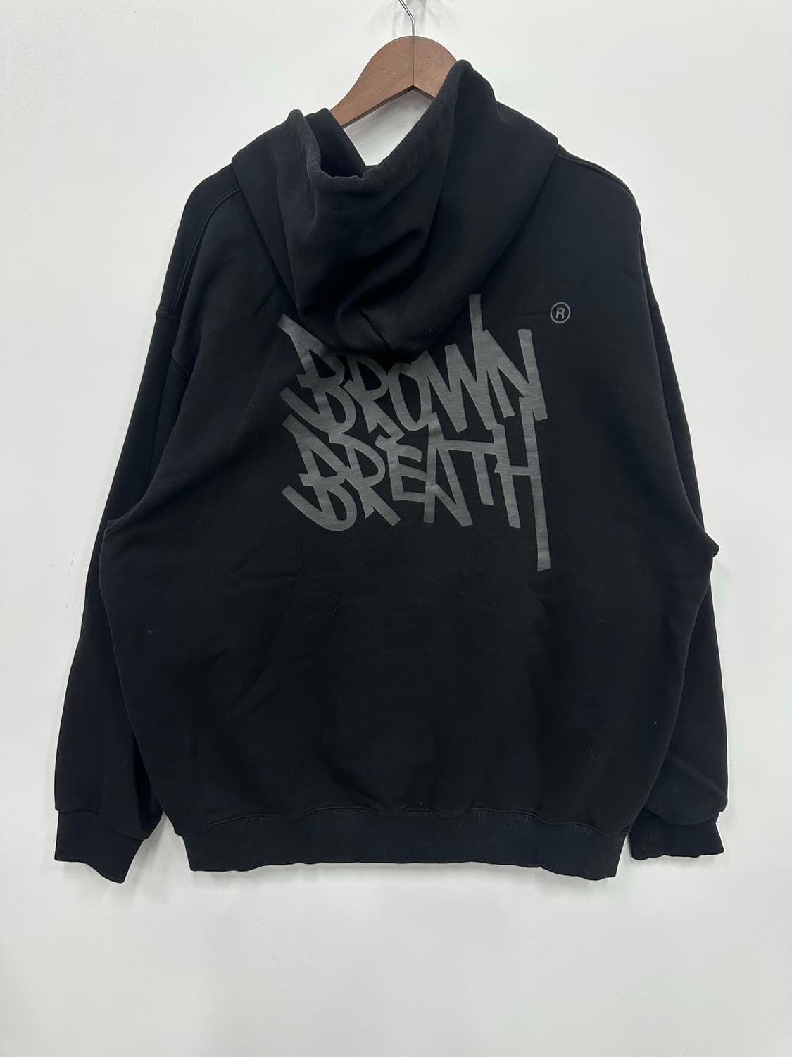 브라운브레스 블랙 후드티  상품이미지4