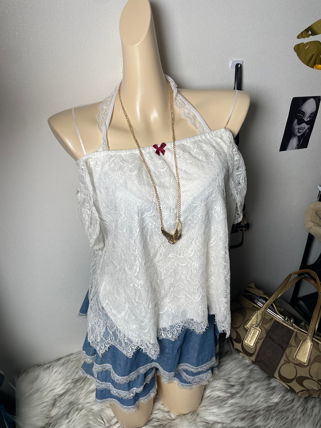 빈티지 로맨틱 레이스 블라우스 상품이미지2