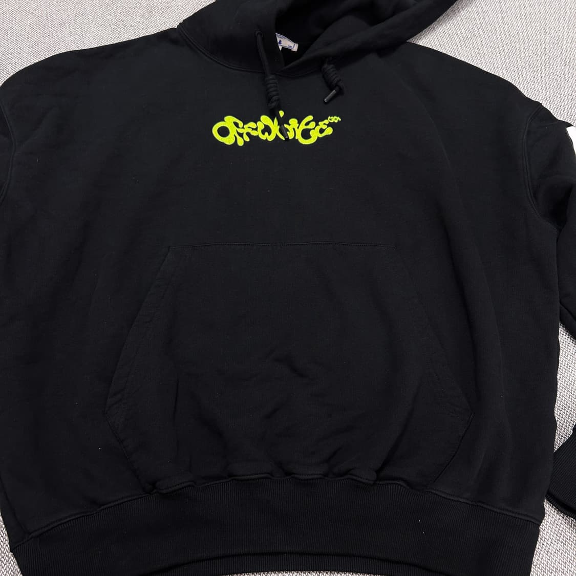 오프화이트 오퍼사이트 블랙 후드(XL) 상품이미지2