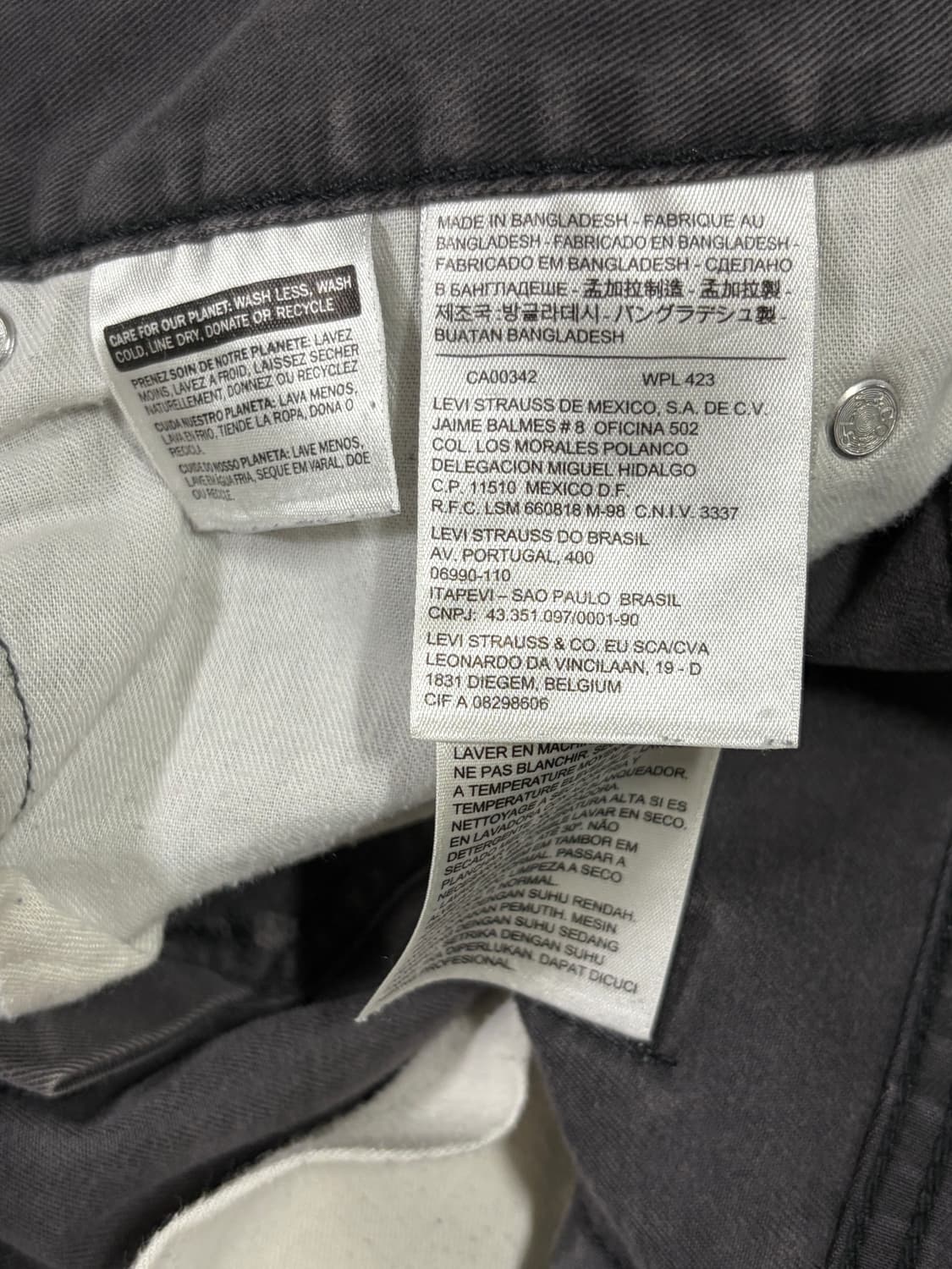 리바이스 (Levis) 514 화이트탭 데님 팬츠 상품이미지5