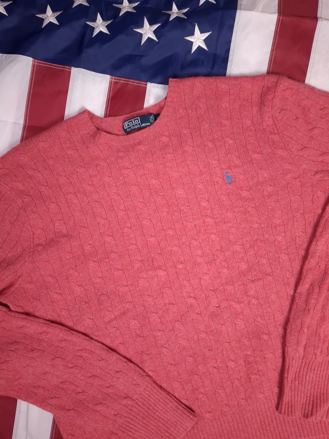특A 오리지날 랄프로렌폴로 램스울 꽈배기 니트 상품이미지5