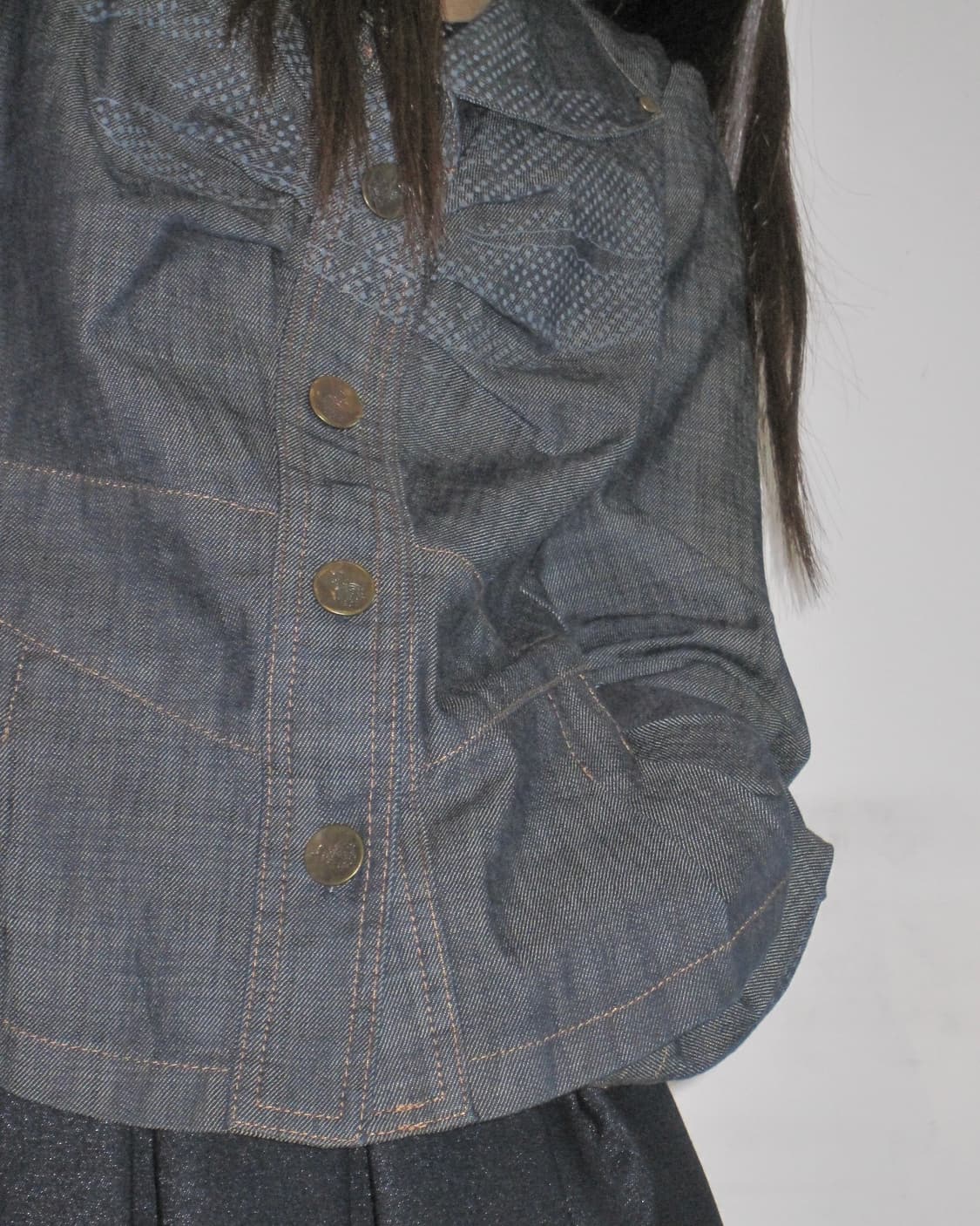 인디고 데님 자켓 상품이미지4